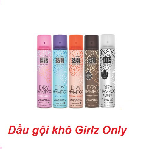 DẦU GỘI KHÔ GIRLZ ONLY 200ML