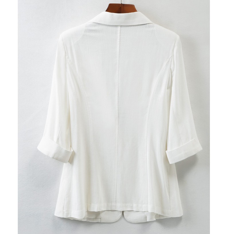 Áo vest balze Linen tay lỡ sắn, thời trang hè thu 2021 | BigBuy360 - bigbuy360.vn