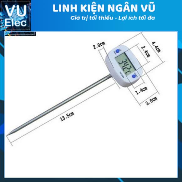 Nhiệt kế nhà bếp đo nhiệt độ thức ăn điện tử TA288 đọc tức thì dùng cho dầu/ sữa/ cà phê/ nước