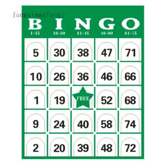 Bộ 60 Thẻ Trò Chơi Bingo Vui Nhộn