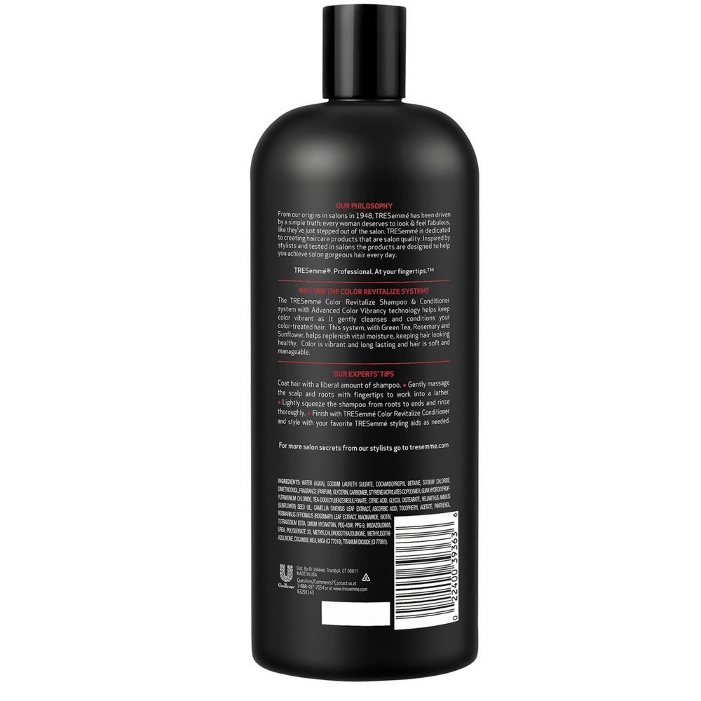 Dầu gội cho tóc nhuộm TRESemme Shampoo Color Revitalize 828ml (Mỹ)