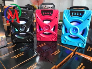 Loa bluetooth Tika B408 Kết nối đa dạng Thẻ Nhớ TF, chức năng USB, với radio, Bluetooth