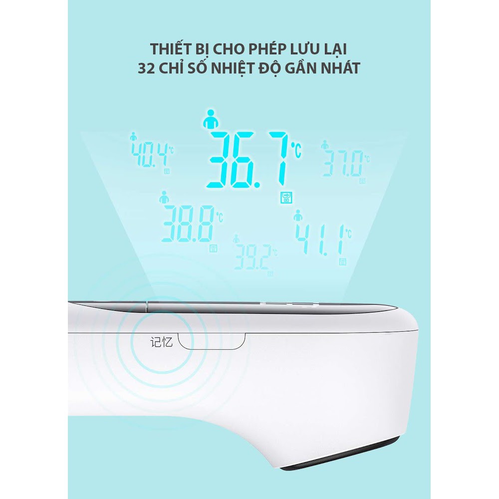 [MÃ J12 GIẢM 20K]Nhiệt kế hồng ngoại  Xiaomi Berrcom JXB-305. Nhiệt kế đo nhiệt độ người, đo nước, sữa, nhiệt độ phòng.
