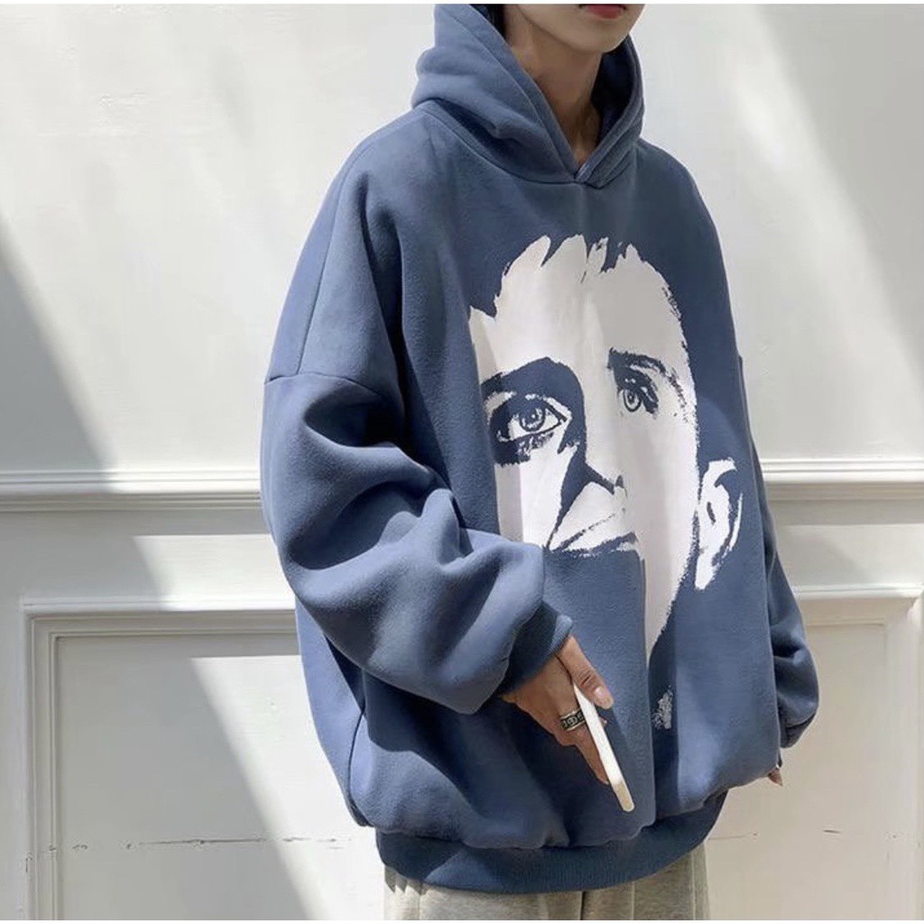 Áo hoodie - TINOWEAR áo nỉ in hoạt tiết mặt người ngầu chất form thụng phong cách Ulzzang Thời trang unisex Tino | BigBuy360 - bigbuy360.vn