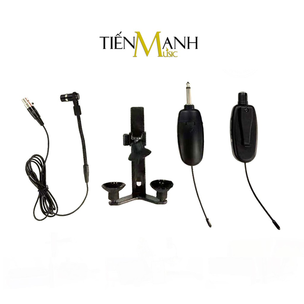 Bộ Microphone Dr.MIC W8-8+B10 Không Dây Wireless dùng cho Đàn Violin, Guitar, Kèn, Sáo, Nhị, Saxophone và Nhạc cụ khác