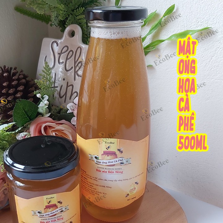 Mật Ong Hoa Cà Phê Ecobee Nguyên Chất 100% Hũ 500ml