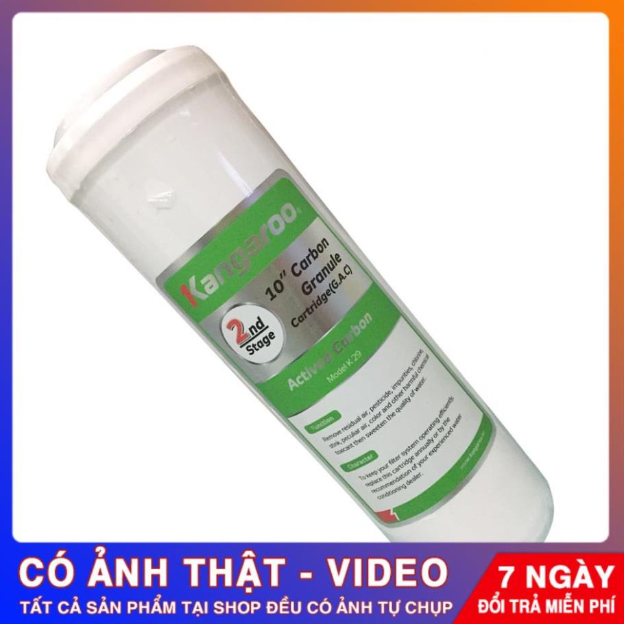 CHÍNH HÃNG- Bộ 3 Lõi lọc thô, Lõi lọc nước Kangaroo số 1 2 3 chính hãng, dùng cho máy lọc nước RO .