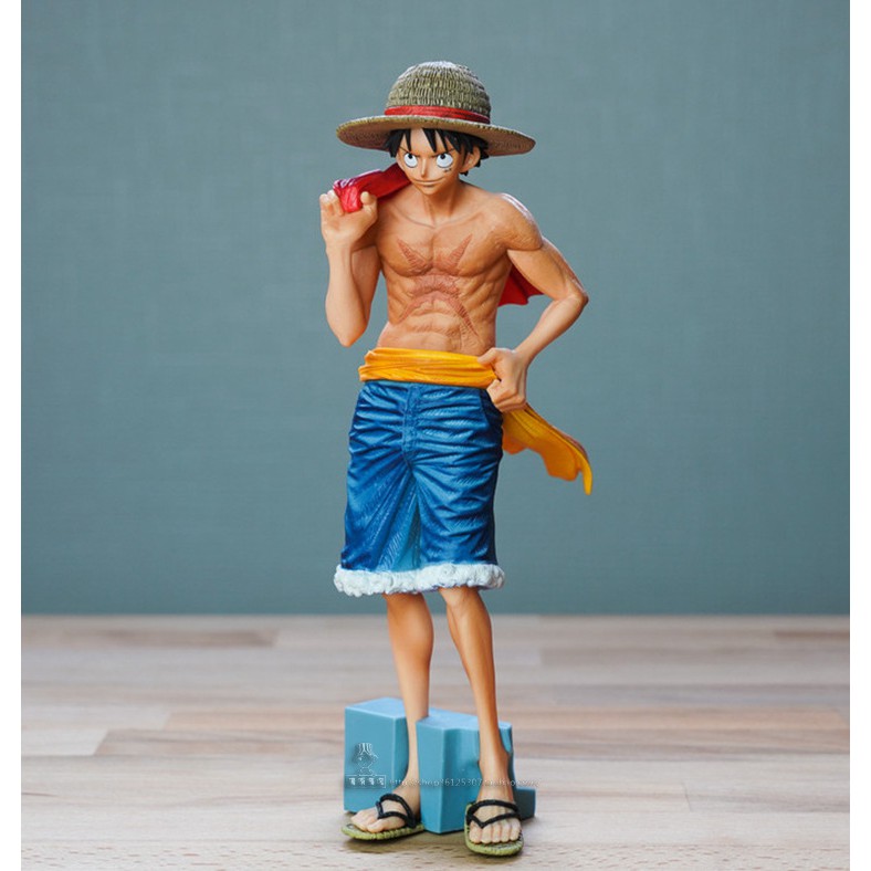 [One piece] Mô hình Figure Luffy cởi trần - Vua hải tặc tương lai - 22 cm