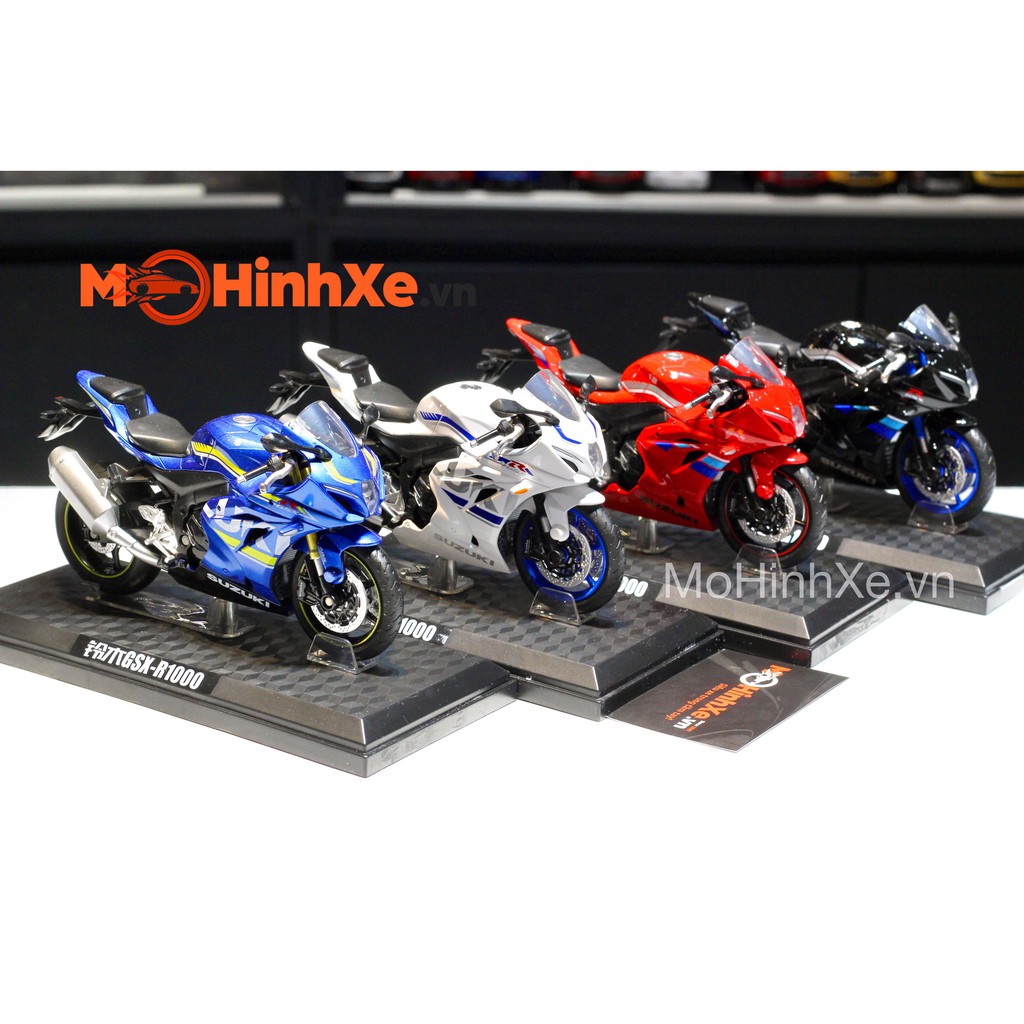 MÔ HÌNH XE SUZUKI GSX-R1000 1:12 MSZ