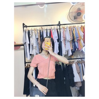 Áo Croptop Vạt Chéo ( Ảnh Thật )