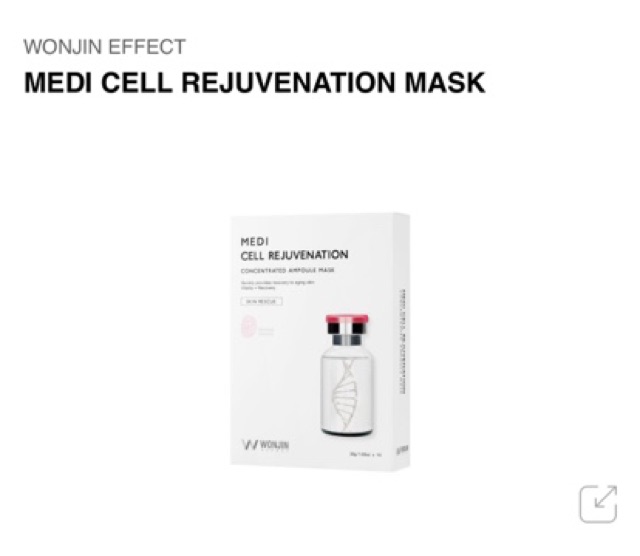 MẶT NẠ WONJIN EFFECT MEDI CELL REJUVENATION-PHỤC HỒI, NÂNG CƠ TRẺ HOÁ DA