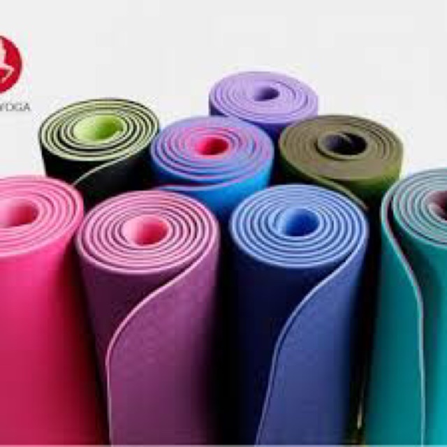 Thảm tập yoga 2 lớp (giao màu ngẫu nhiên)