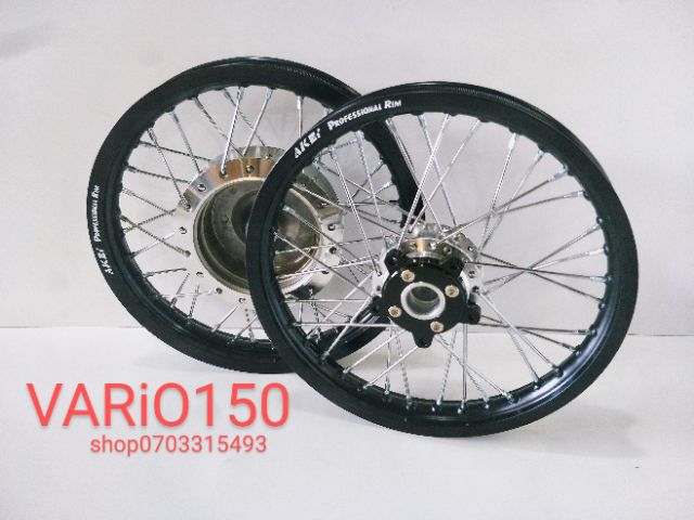 BÁNH CĂM VARiO150,125, AB,ViSON... Niền Nhôm AKei14 Sài lại Vỏ Zin