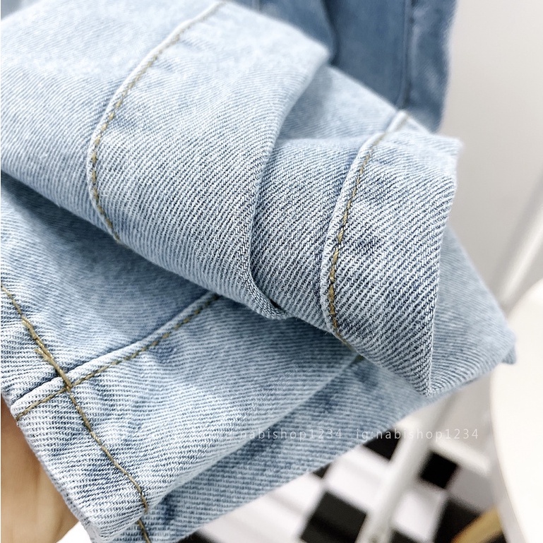Quần Ống Suông Jean Nữ Cạp Cao Mã 5169 (ẢNH THẬT KÈM VIDEO) - Nabishop1234