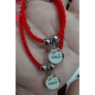 Vòng tay đôi dây đỏ.có dây đen. Hình cặp xinh. 50k/ cặp