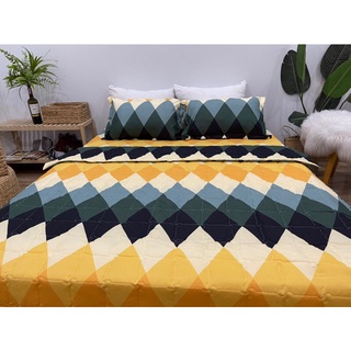 Chăn hè ga gối sét trần chăn liền ruột cotton poly