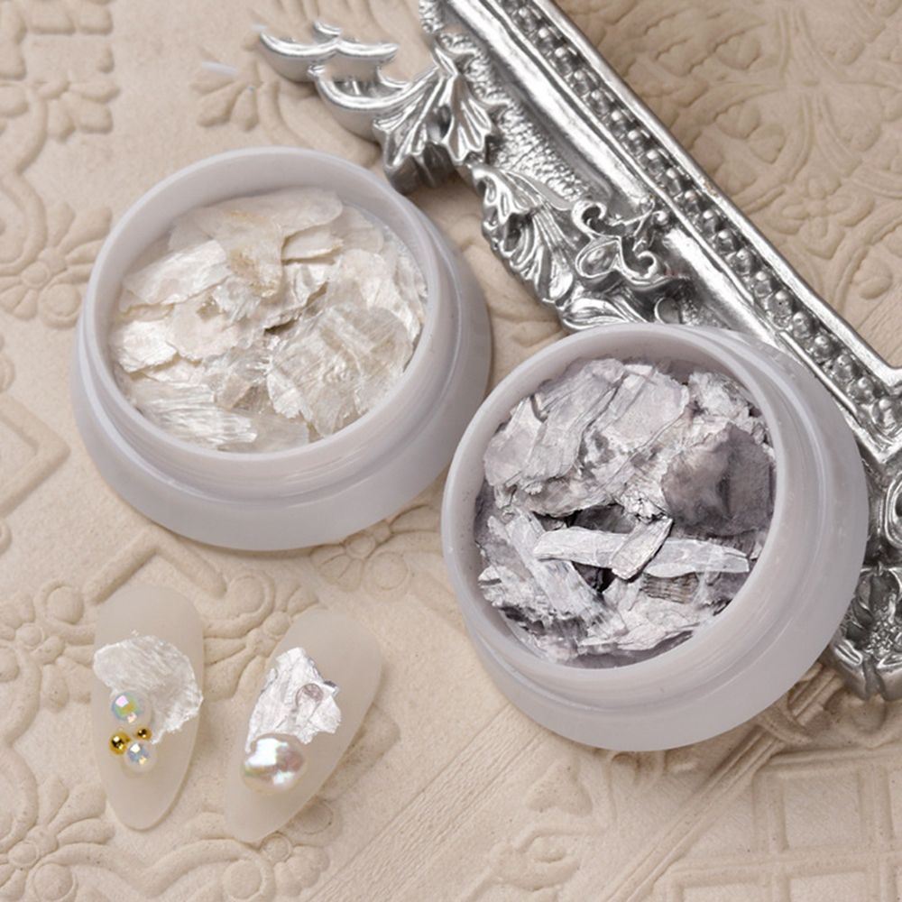 [Hàng mới về] Miếng dán trang trí móng tay nghệ thuật hình vỏ sò 3D siêu mỏng kiểu Nhật Bản