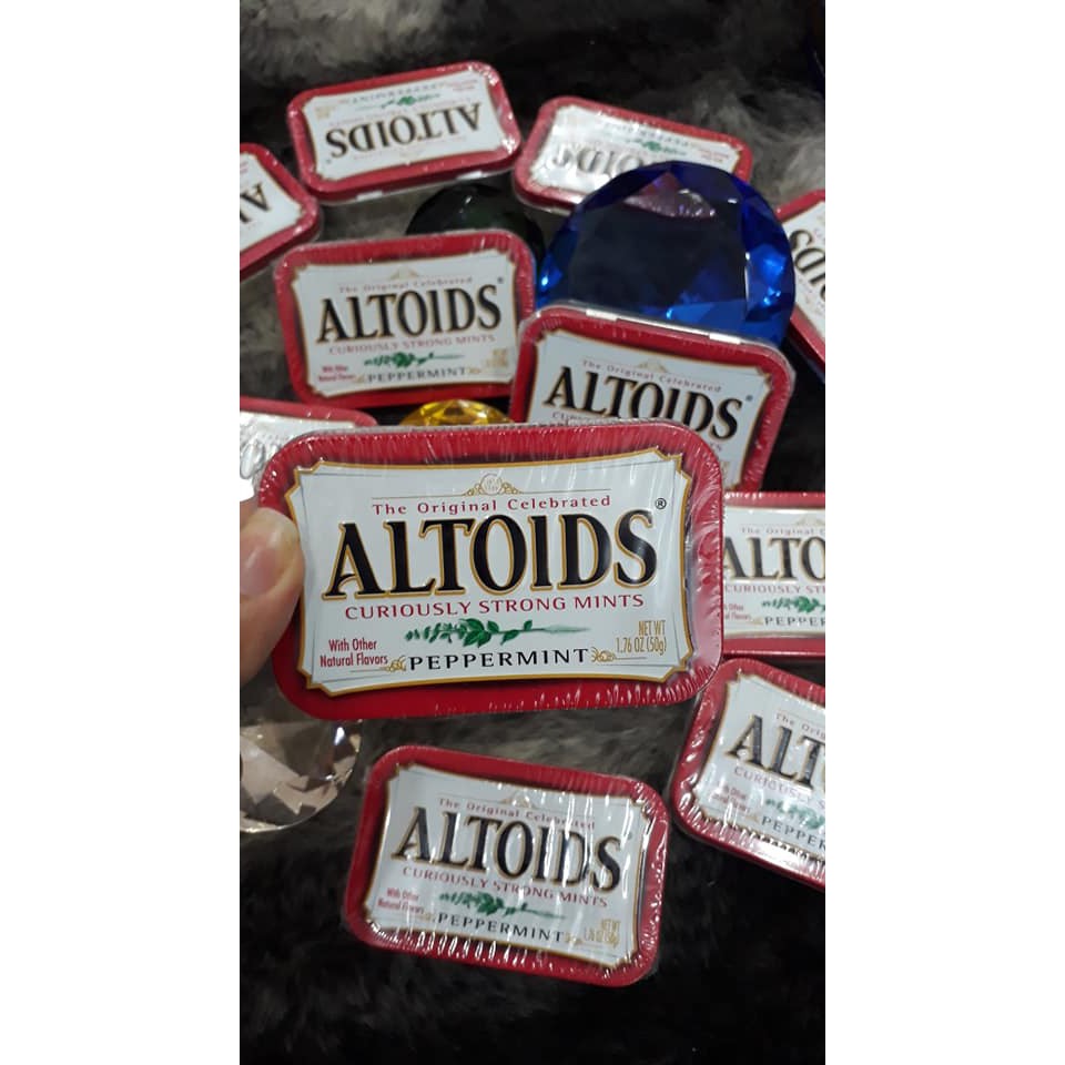 [ HỘP TO ] Kẹo ngậm ALTOIDS hương vị bạc hà của MỸ