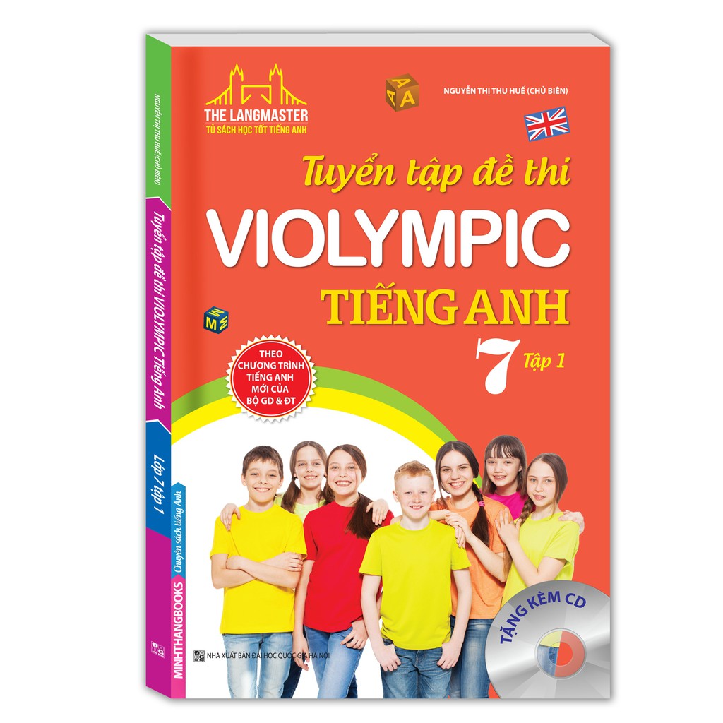 Sách - Combo tuyển tập đề thi VIOLYMPIC tiếng Anh lớp 7(trọn bộ 2 cuốn)