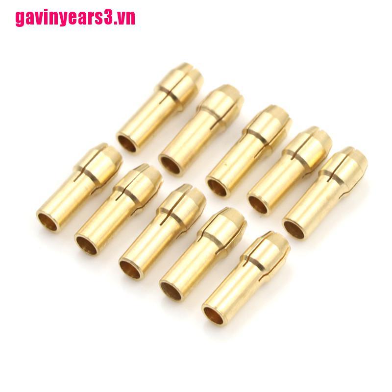 10 Đầu Kẹp Mũi Khoan 4.8mm Đường Kính 0.5mm-3.2mm