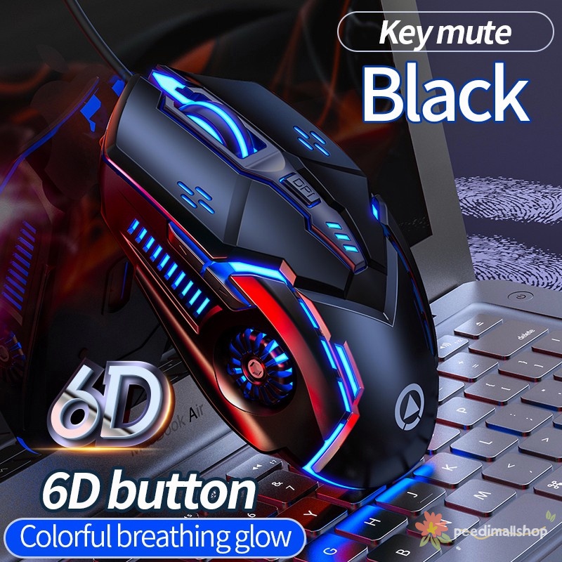 Chuột Máy Tính Chuột Máy Tính Chơi Game G5 LED 7 Màu Đẹp, DPI Khủng 3200 dùng cho Chơi Game Làm Việc Văn Phòng