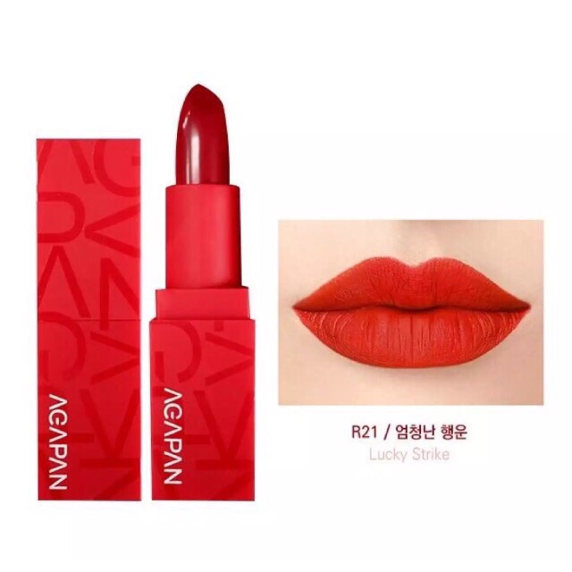Son Agapan Pit A Pat Matte Lipstick Limited Edition phiên bản vỏ đỏ siêu quyến rũ