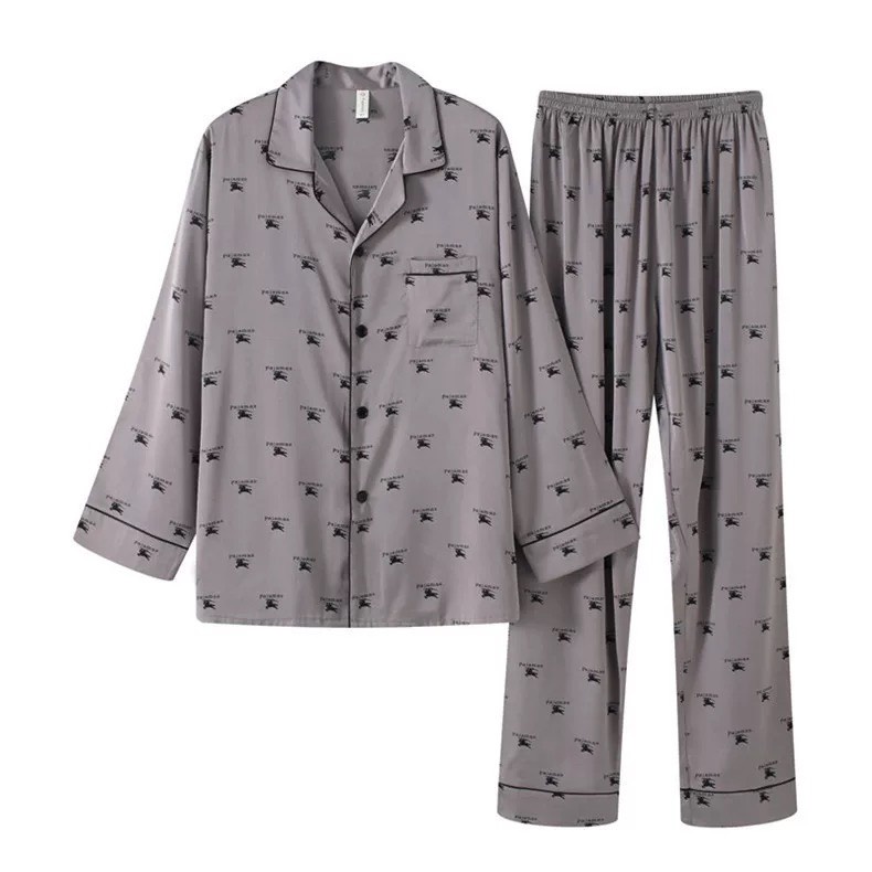 G9383   Bộ pyjama nam dài tay chất lụa hàng nhập Mã sản phẩm