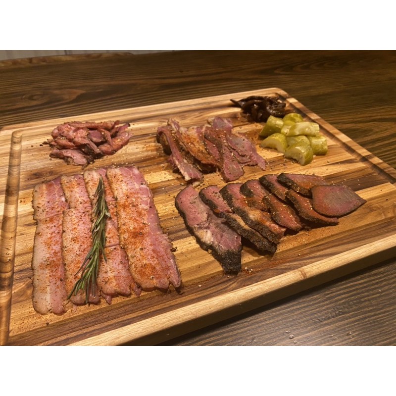 Thớt gỗ teak Chef 610 x 458 x 38 mm Bigsize thái chặt trang trí món ăn - MasterChef TEAK Wood Cutting Board