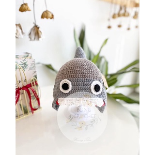 Mũ len 🧶 cá mập xinh cho bé 🐟