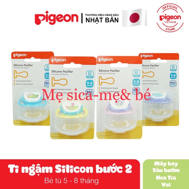 Ti ngậm silicon Pigeon bước 2 từ 5-8 tháng