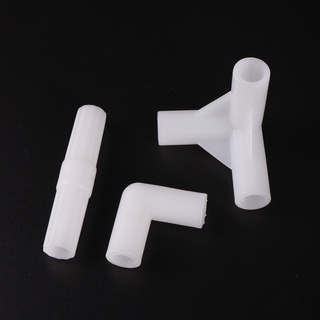 Đầu nối ống nước tưới cây bằng nhựa PVC 3 chiều kích thước 8mm tiện dụng DIY