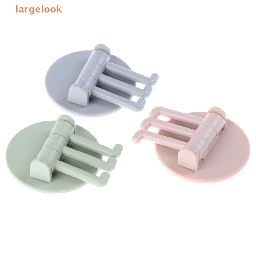Móc Treo Đồ 3 Nhánh Sáng Tạo Dán Tường Nhà Bếp / Nhà Tắm