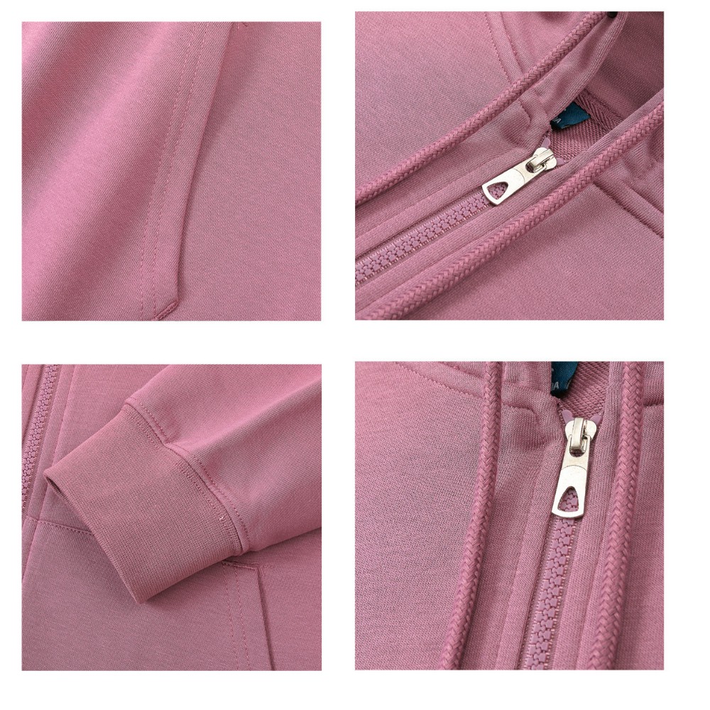 Hoodie Zip 100% Cotton Cao Cấp Màu Đỏ/Hồng Có Khóa Form Unisex Định Lượng 300gsm - Áo Hoodie Dầy Dặn Cho Nam Nữ Mùa Đông | BigBuy360 - bigbuy360.vn