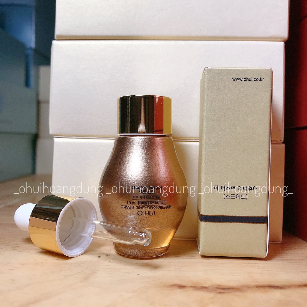 Cặp Bài Trùng Tinh Chất Vàng Và Tinh Dầu Tế Bào Mầm Ohui The first Tái Sinh da