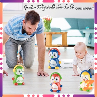 Đồ chơi chim cánh cụt đáng yêu biết chạy, Đồ chơi cho bé trai bé gái chim cánh cụt siêu dễ thương