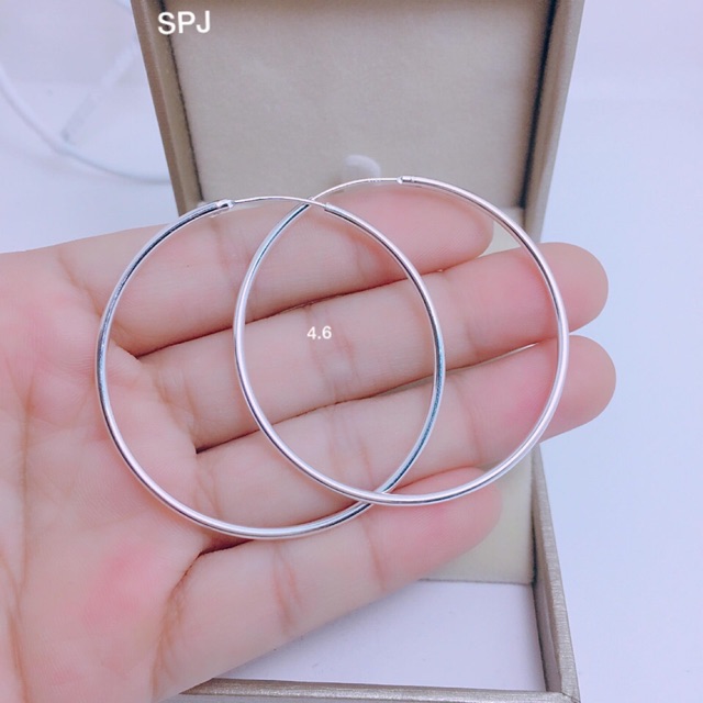 Vòng tàu trơn hàng ý cao cấp bạc ta