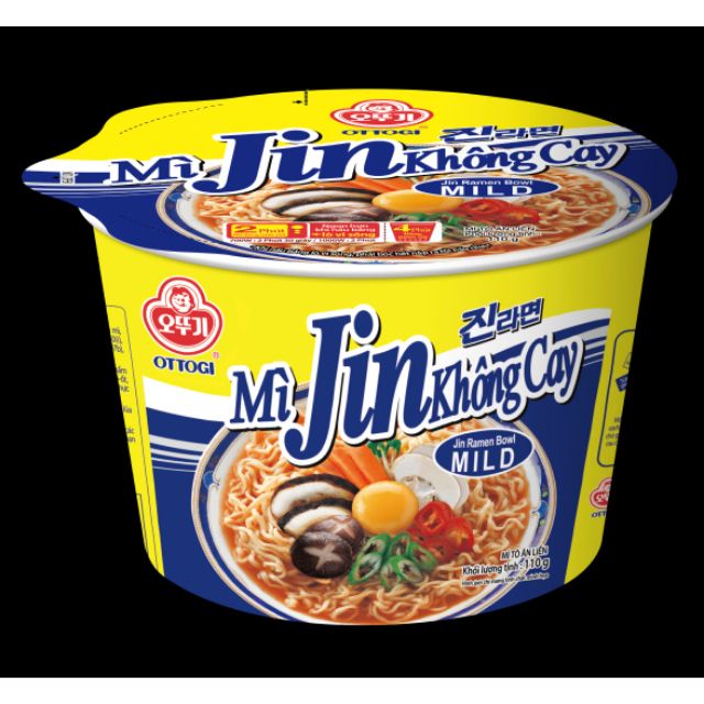 Mì jin tô không cay Hàn Quốc 110g