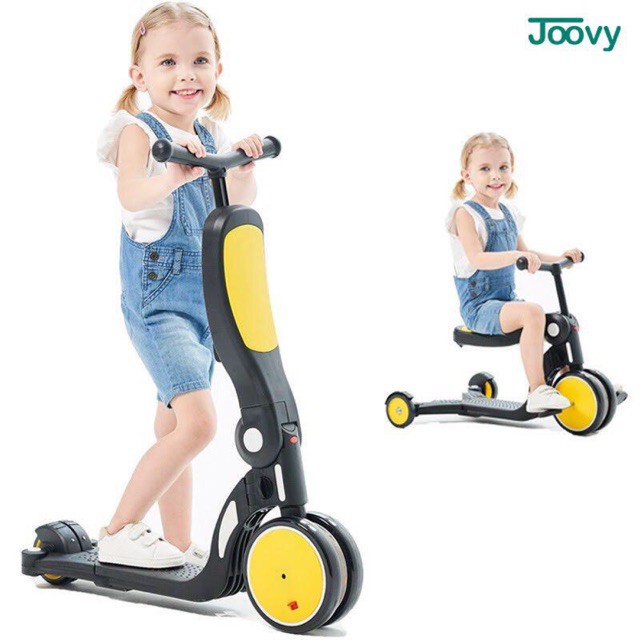 Xe đạp ba bánh, chòi chân, cân bằng kiêm Scooter cho bé 5 trong 1 JOOVY - n5
