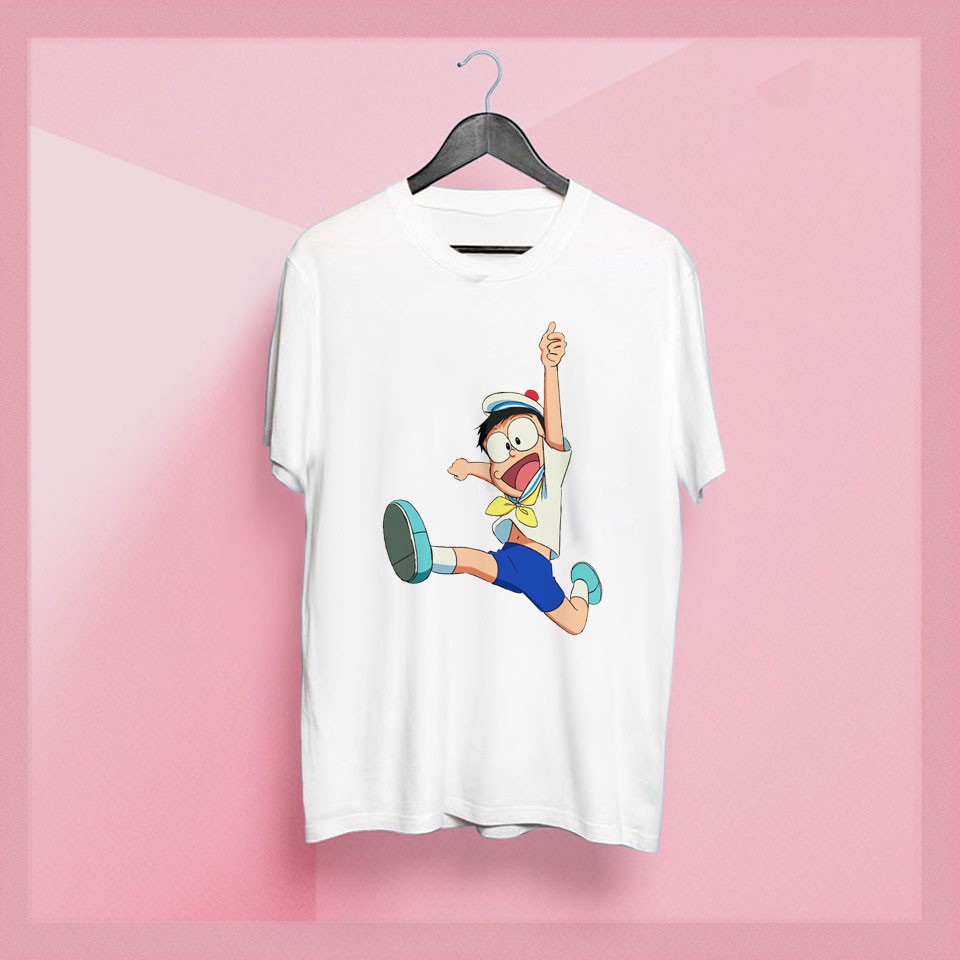 Áo Thun Phim Hoạt Hình Doraemon - Nobita ( Có Size Trẻ Em ) 31.35