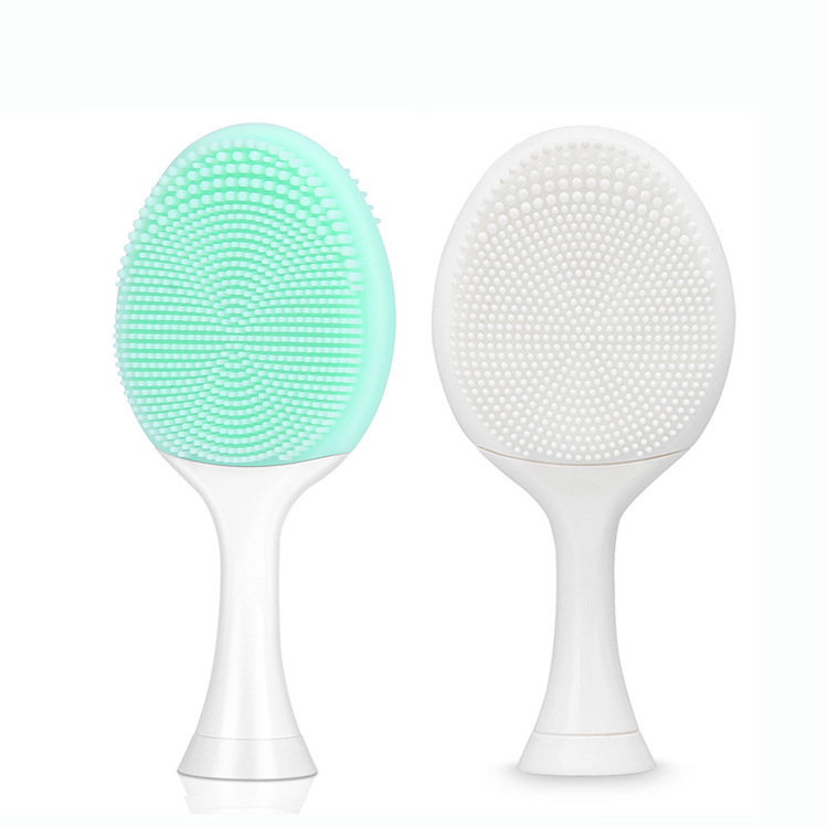 Làm sạch hộ gia đình đồ tạo tác dụng massage silicone cầm tay siêu âm bàn chải điện bàn chải động cơ tương thích