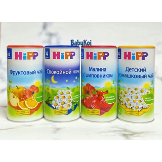 Trà Hoa quả Hipp nội địa Nga cho bé từ 4M (date mới 10/2021)