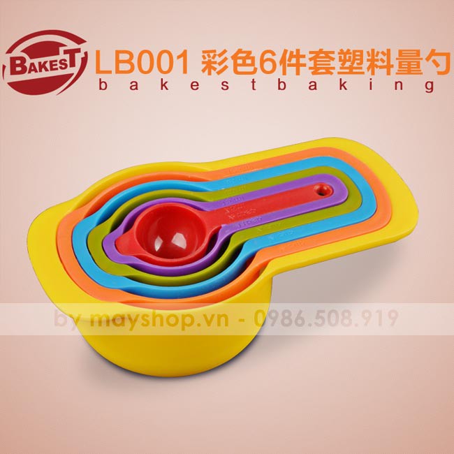 Bộ 6 cup đong nhựa