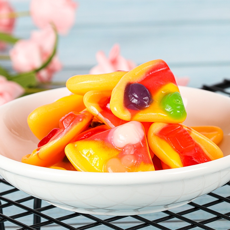 Kẹo Dẻo Trolli Candy Pizza 15,5gr Hộp Vuông 5 Miếng Dễ Thương Ngon Tuyệt - Đức