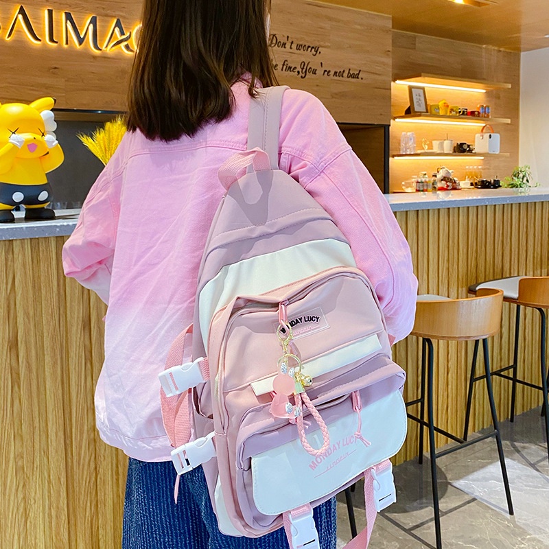 Móc khoá gấu tai đính đá cao cấp treo balo cute dễ thương phong cách Hàn Quốc,móc khoá xe máy,ô tô đẹp tiện lợi Bolita