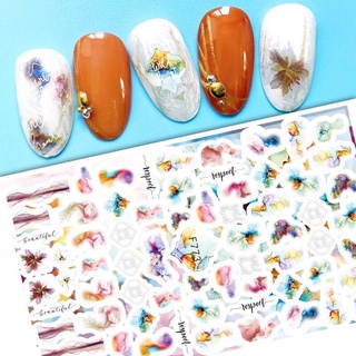 sticker 3d hoa quả dán móng tay nail