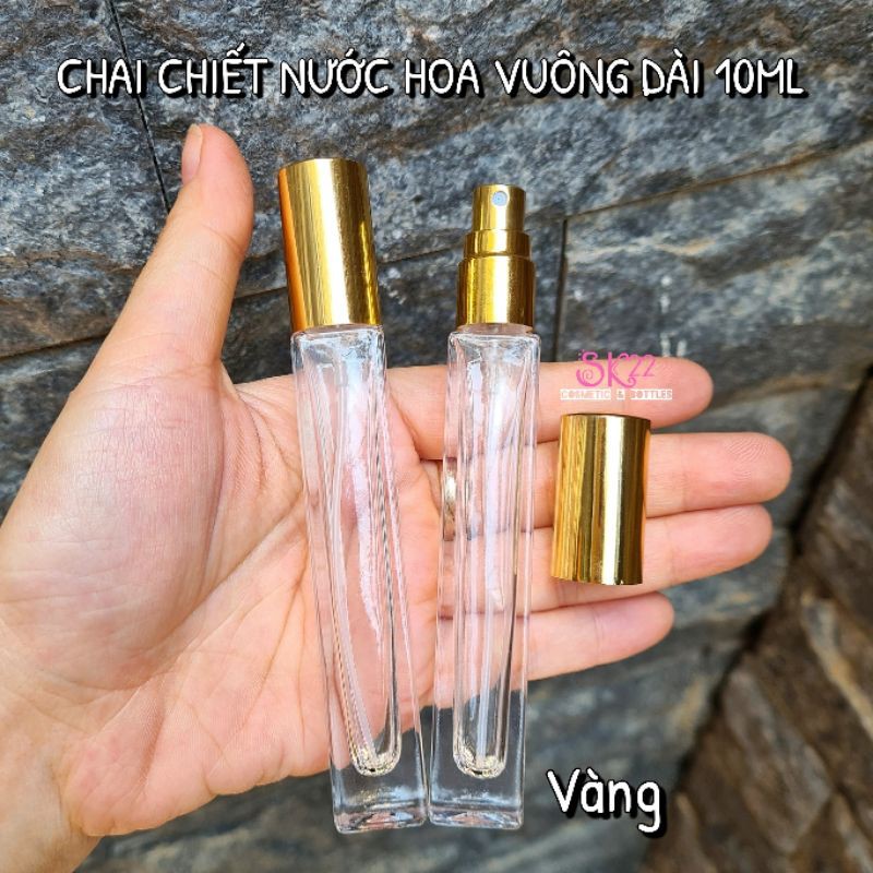 [NẮP VẶN]🔶️CHAI CHIẾT NƯỚC HOA 10ML VUÔNG/TRÒN (dài/ngắn)🔶️