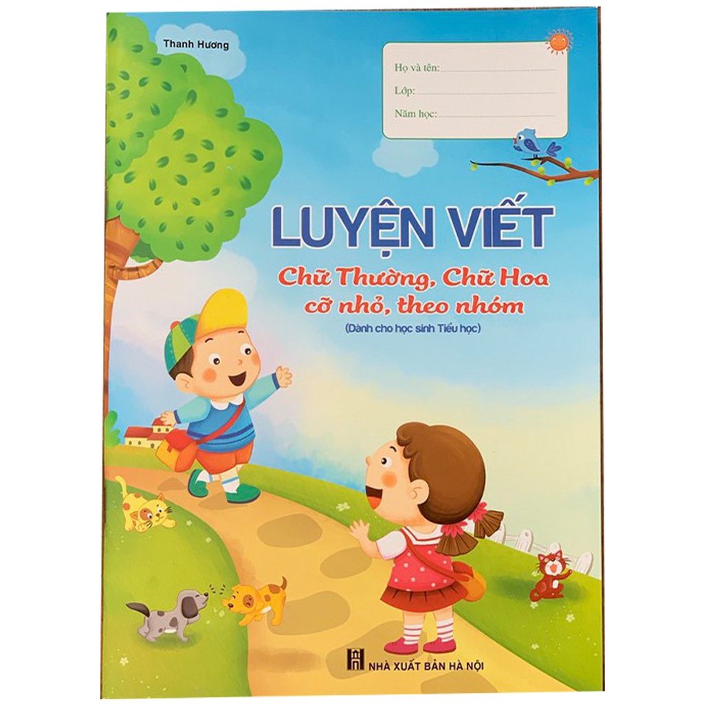 Sách Luyện viết chữ hoa chữ thường, theo nhóm (1 cuốn)