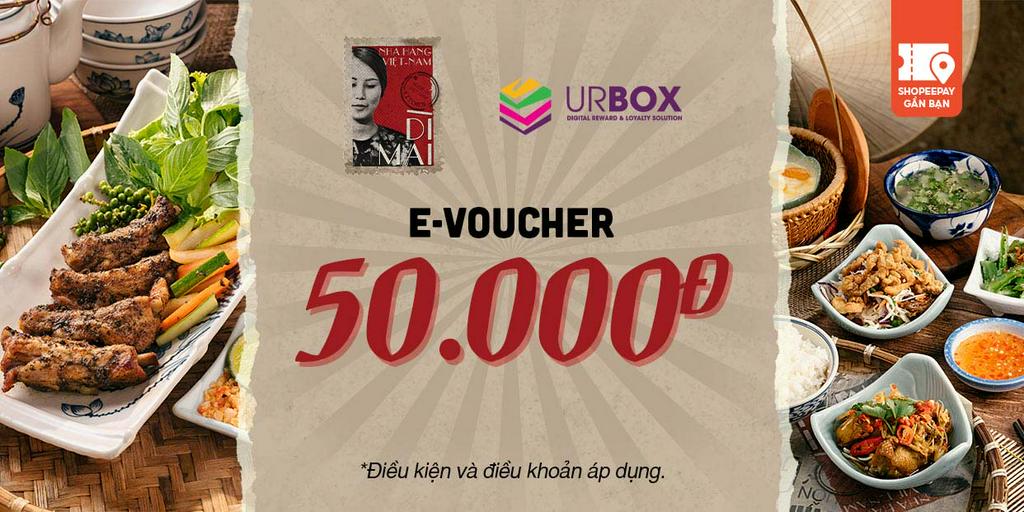 E-Voucher nhà hàng Dì Mai trị giá 50.000đ