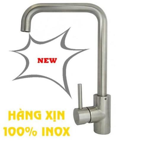 Vòi rửa bát nóng lạnh inox 304 – vòi lắp đặt chậu rửa bát nóng lạnh model 07