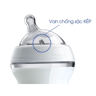 Bình sữa núm nghiêng Pisa Chicco Natural Feeling 2M+ 250ml